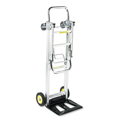 Safco HideAway Convertible Truck  400 lb Capacity  15 5 x 43 x 36  Aluminum (SAF4050)