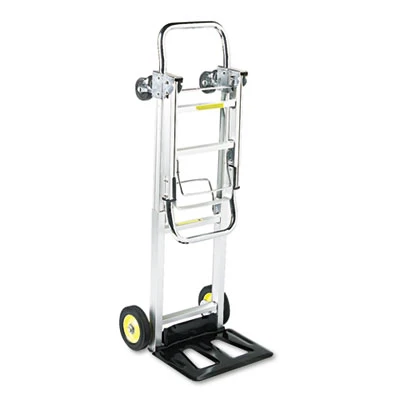 Safco HideAway Convertible Truck  400 lb Capacity  15 5 x 43 x 36  Aluminum (SAF4050)