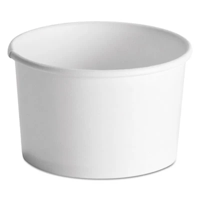 Chinet Squat Paper Food Container  Streetside Design  8-10oz  White  50 Pack  20 CT (HUH 71037)
