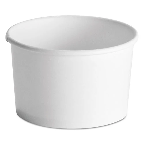 Chinet Squat Paper Food Container  Streetside Design  8-10oz  White  50 Pack  20 CT (HUH 71037)