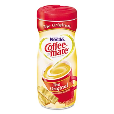 Coffee mate Non-Dairy Powdered Creamer  Original  11 oz Canister  12 Carton (NES 55882CT)