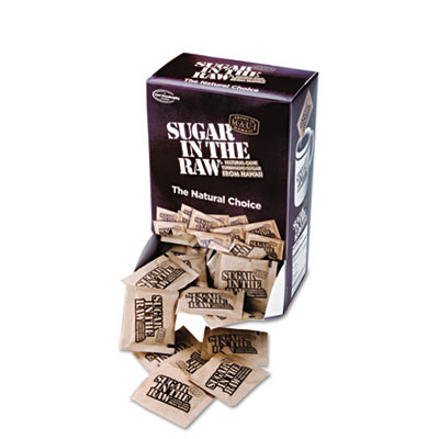 Sugar in the Raw Unrefined Sugar Made From Sugar Cane  200 Packets Box  2 Boxes Carton (SMU 00319CT)