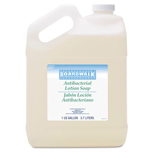 Boardwalk Antibacterial Liquid Soap  Floral Balsam  1 gal Bottle  4 Carton (BWK430CT)