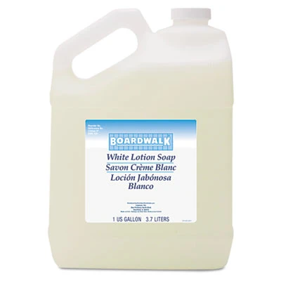 Boardwalk Mild Cleansing Lotion Soap  Floral Scent  Liquid  1 gal Bottle  4 Carton (BWK420CT)