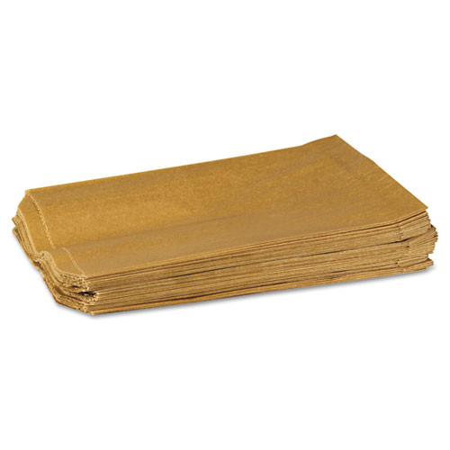 HOSPECO Napkin Receptacle Liners  7 5  x 3  x 10 5   Brown  500 Carton (HOS260)