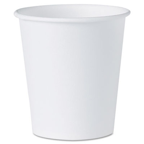 Dart White Paper Water Cups  3oz  100 Bag  50 Bags Carton (SCC44CT)