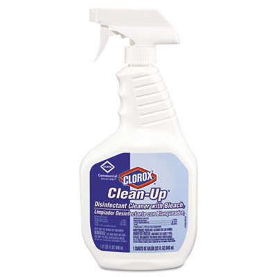 Clorox Clean-Up Disinfectant Cleaner with Bleach  32oz Smart Tube Spray  9 Carton (CLO35417CT)