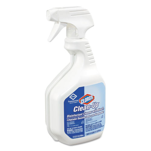 Clorox Clean-Up Disinfectant Cleaner with Bleach  32oz Smart Tube Spray  9 Carton (CLO35417CT)