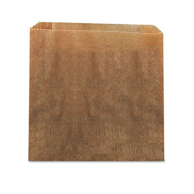 HOSPECO Waxed Kraft Liners  10 5  x 9 38   Brown  250 Carton (HOS6141)