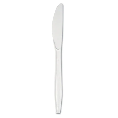 Boardwalk Mediumweight Polystyrene Cutlery  Knife  White  10 Boxes of 100 Carton (BWKKNIFEMWPSCT)