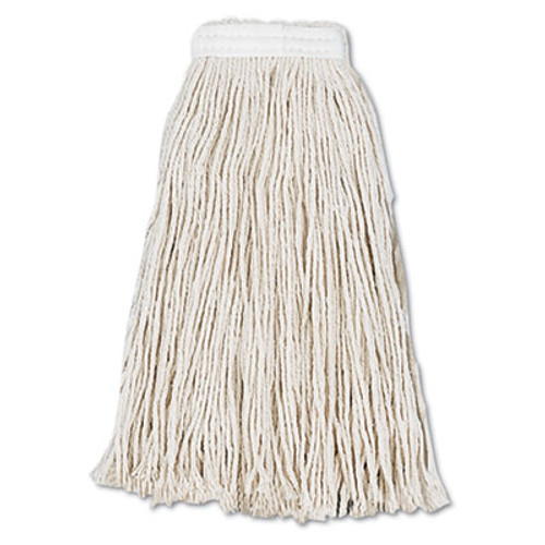 Boardwalk Cut-End Wet Mop Head  Cotton   16  White  12 Carton (UNS2016CCT)
