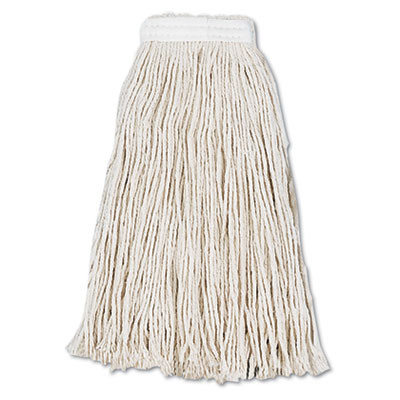 Boardwalk Cut-End Wet Mop Head  Cotton   16  White  12 Carton (UNS2016CCT)