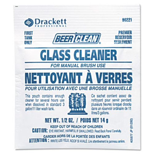 Diversey Beer Clean Glass Cleaner  Powder   5oz Packet  100 Carton (DVO990224)