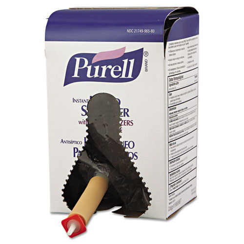 PURELL Advanced Hand Sanitizer Gel Refill  Bag-in-Box  800 ml  12 Carton (GOJ965712)