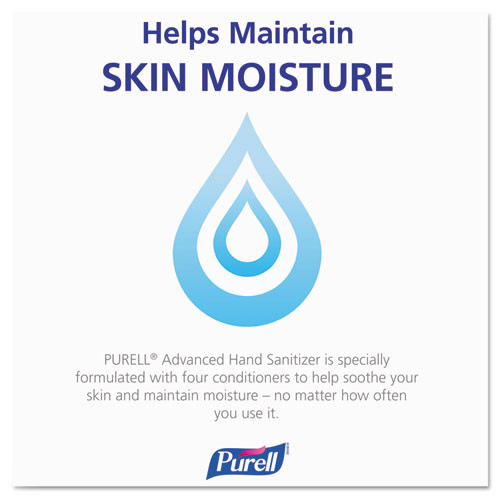 PURELL Advanced Hand Sanitizer Green Certified Gel Refill  Fragrance Free  1200 ml  3 Carton (GOJ880303CT)
