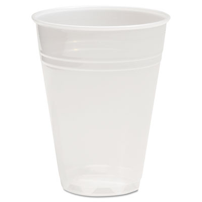 Boardwalk Translucent Plastic Cold Cups  7 oz  Polypropylene  25 Cups Sleeve  100 Sleeves Carton (BWKTRANSCUP7CT)