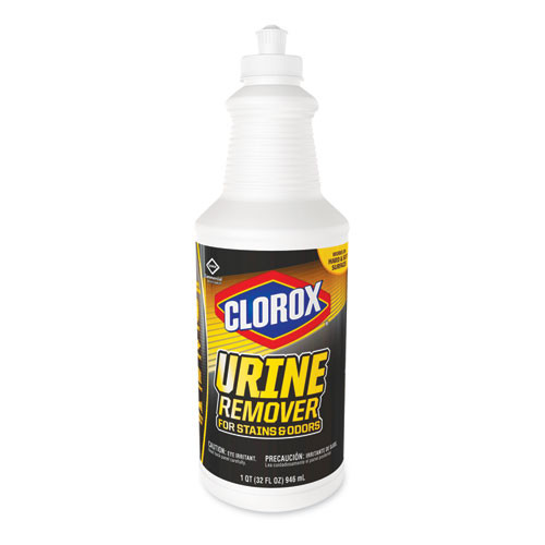 Clorox Urine Remover for Stains and Odors  32 oz Pull top Bottle  6 Carton (CLO31415)