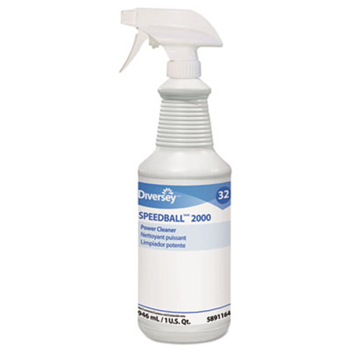 Diversey Speedball Heavy-Duty Cleaner  Citrus  Liquid  1qt  Spray Bottle  12 CT (DVO95891164)