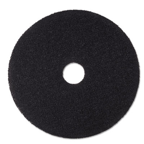 3M Low-Speed Stripper Floor Pad 7200  16  Diameter  Black  5 Carton (MMM08378)