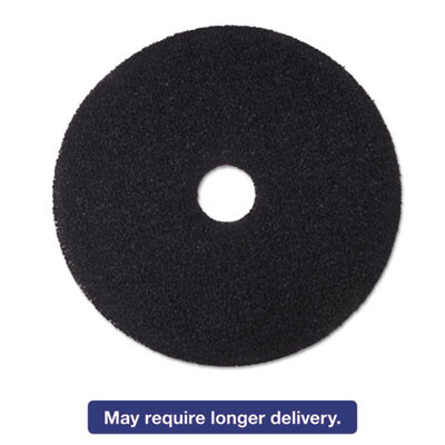 3M Low-Speed Stripper Floor Pad 7200  16  Diameter  Black  5 Carton (MMM08378)