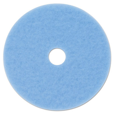 3M Hi-Performance Burnish Pad 3050  20  Diameter  Sky Blue  5 Carton (MMM59825)