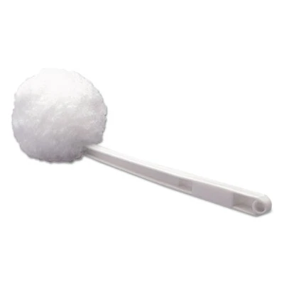 Boardwalk Deluxe Bowl Mop  10  Handle  2  dia  Head  Plastic  White  25 Carton (BWK00160)