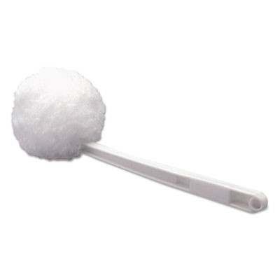 Boardwalk Deluxe Bowl Mop  10  Handle  2  dia  Head  Plastic  White  25 Carton (BWK00160)