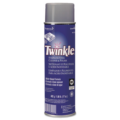 Twinkle Stainless Steel Cleaner   Polish  17oz Aerosol  12 Carton (DVO991224)