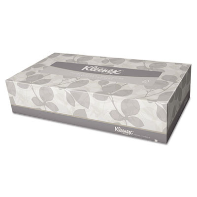Kleenex White Facial Tissue  2-Ply  White  Pop-Up Box  125 Sheets Box  48 Boxes Carton (KCC21606CT)