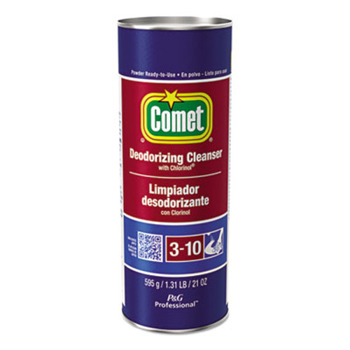 Comet Cleanser with Chlorinol  Powder  21 oz Canister  24 Carton (PGC32987CT)