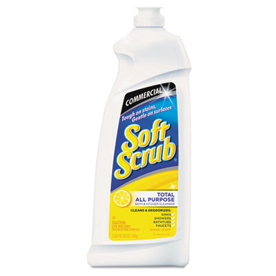 Soft Scrub All Purpose Cleanser Commercial Lemon Scent 36oz  6 Carton (DIA15020CT)