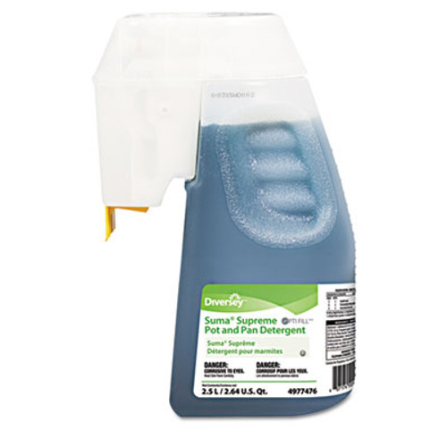 Suma Supreme Concentrated Pot and Pan Detergent  Floral  2 6qt Optifill System Refill (DVO94977476)