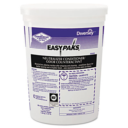 Easy Paks Neutralizer Conditioner Odor Counteractant   5oz Packet  90 Tub  2 Tubs Carton (DVO990685)