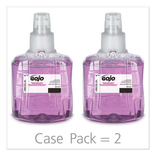 GOJO Antibacterial Foam Handwash  Refill  Plum  1200mL Refill  2 Carton (GOJ191202CT)