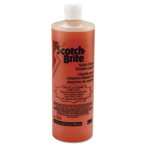 Scotch-Brite PROFESSIONAL Quick Clean Griddle Liquid  1 qt Bottle  4 Carton (MMM26012)