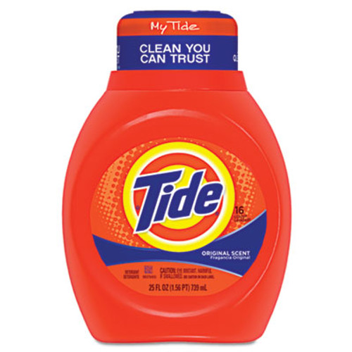 Tide Liquid  Laundry Detergent  Original  25 oz Bottle  6 Each (PGC13875CT)