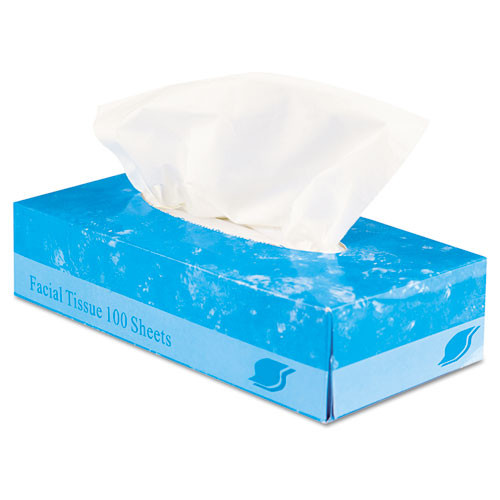GEN Boxed Facial Tissue  2-Ply  White  100 Sheets Box (GENFACIAL30100)
