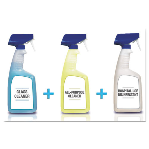 Spic and Span Disinfecting All-Purpose Spray and Glass Cleaner  Fresh Scent  1 gal Bottle  3 Carton (PGC58773CT)