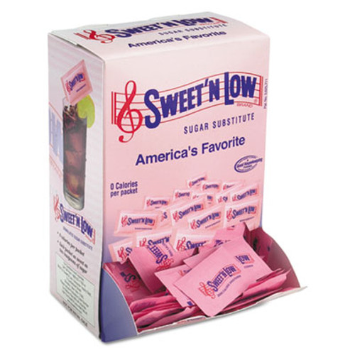 Sweet'N Low Zero Calorie Sweetener  1 g Packet  400 Packet Box  4 Box Carton (SMU50150CT)