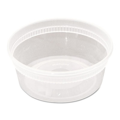 Pactiv DELItainer Microwavable Combo  Clear  8 oz  1 13 x 2 8 x 1 33  240 Carton (PCTYL2508)