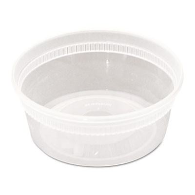 Pactiv DELItainer Microwavable Combo  Clear  8 oz  1 13 x 2 8 x 1 33  240 Carton (PCTYL2508)