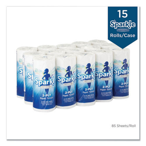 Georgia Pacific Professional Sparkle ps Perforated Paper Towel  White  8 4 5 x 11  85 Roll  15 Roll Carton (GPC2717714)