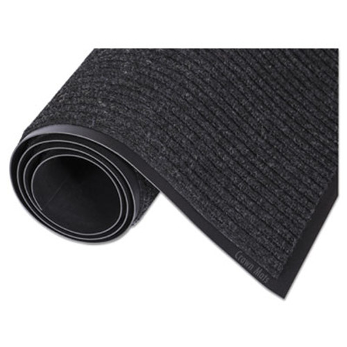 Crown Needle Rib Wipe and Scrape Mat  Polypropylene  36 x 60  Charcoal (CWNNR0035CH)