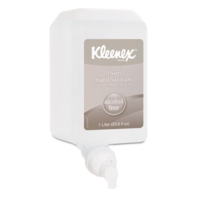 Scott Essential Alcohol-Free Foam Hand Sanitizer  1 000 ml  Clear  6 Carton (KCC12977)