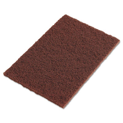 Mmm04801116553 1 95 Scotch Brite Hand Pads Brown 9 X 6