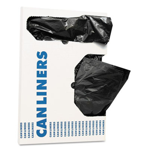 AccuFit Linear Low Density Can Liners with AccuFit Sizing  16 gal  1 mil  24  x 32   Black  250 Carton (HERH4832TKX01)