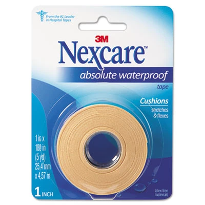 3M Nexcare Absolute Waterproof First Aid Tape  Foam  1  x 180  (MMM731)