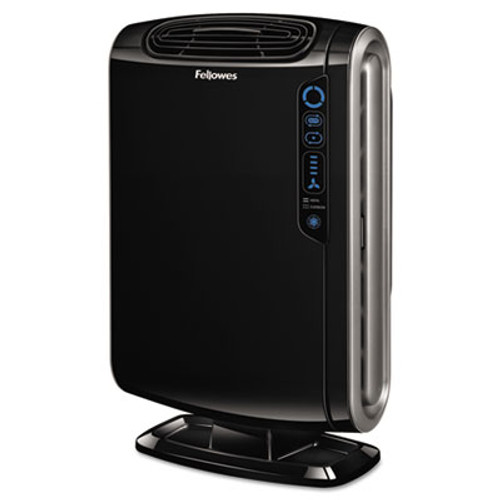 Fellowes HEPA and Carbon Filtration Air Purifiers  200-400 sq ft Room Capacity  Black (FEL9286101)
