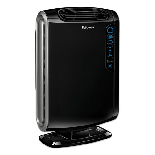 Fellowes HEPA and Carbon Filtration Air Purifiers  200-400 sq ft Room Capacity  Black (FEL9286101)