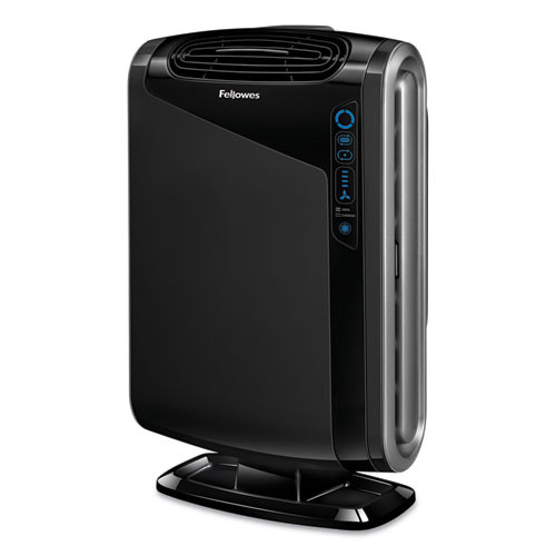 Fellowes HEPA and Carbon Filtration Air Purifiers  300-600 sq ft Room Capacity  Black (FEL9286201)